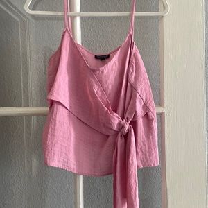 Topshop pink tank